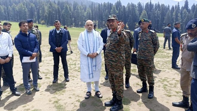 Pahalgam Terror attack LIVE: Home Minister Amit Shah visits Baisaran meadow, where tourists were killed ?