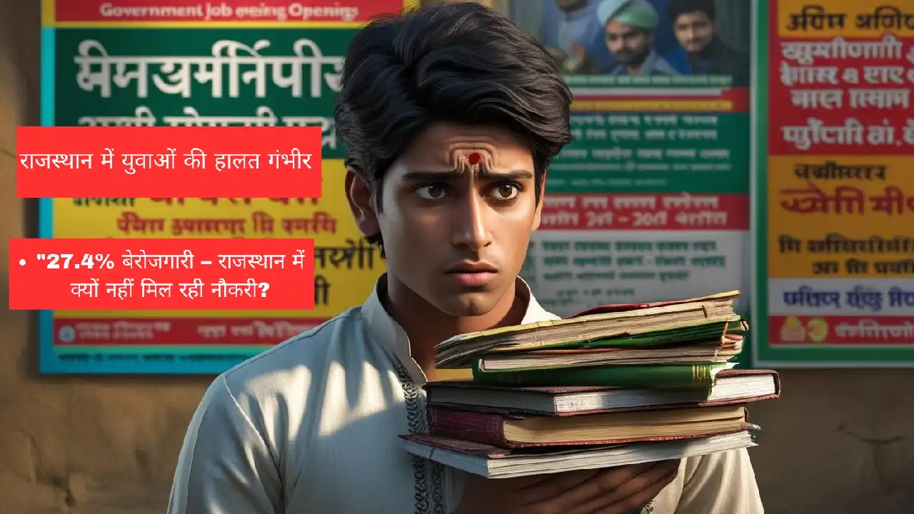राजस्थान में बेरोजगारी 2025